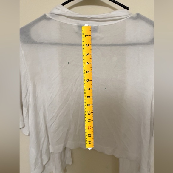 ✨Lane Bryant White Sweater Shaw Size 18/20 - Picture 7 of 7